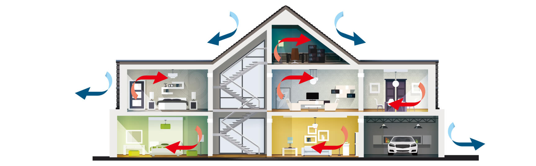 高気密高断熱・省エネのイメージ画像